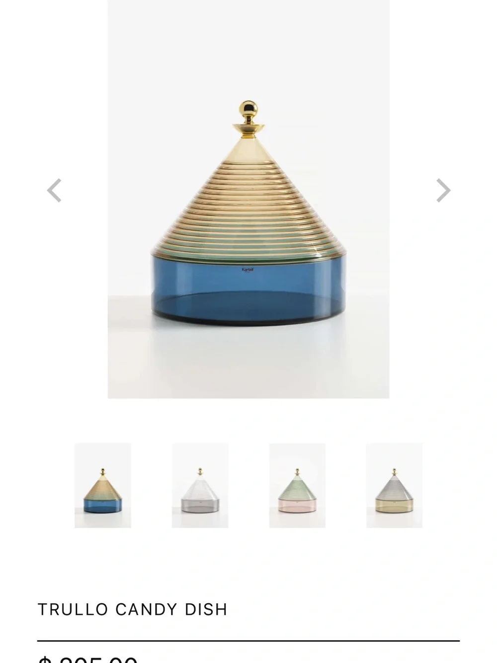 Kartell elegant conical